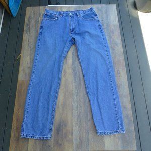 Levi's 505 straight leg medium wash 36x32